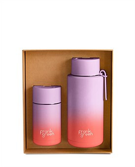 David Jones Frank Green Gift Gradient 340Ml/1L Lilac Haze/living Coral, Size SET | David Jones (Australia & New Zealand)