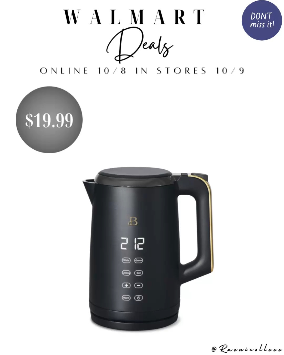 Walmart Deals 
Live Online 10/8
In Stores 10/9

#LTKHome #LTKGiftGuide #LTKSaleAlert