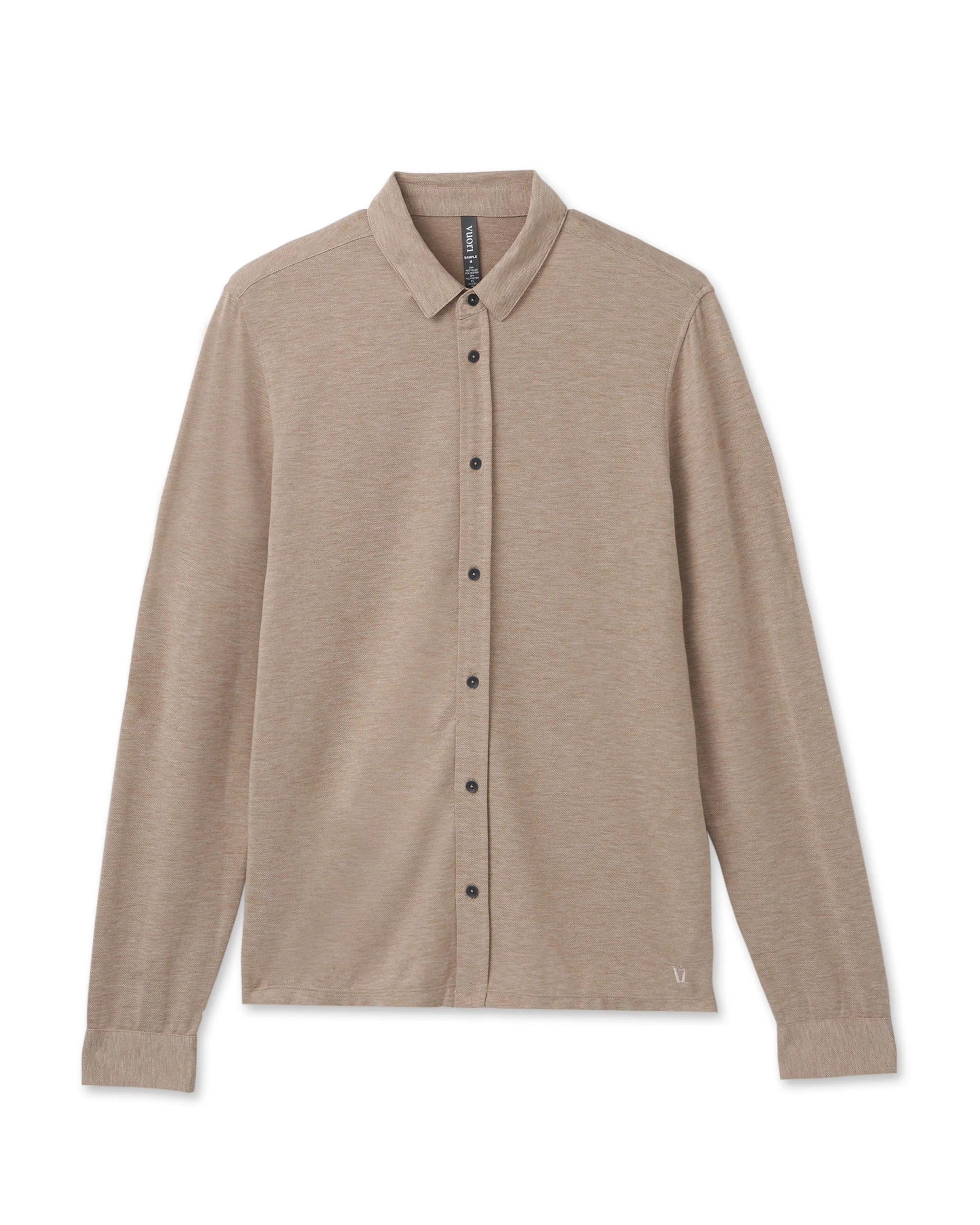Long Sleeve Knit Twill Button Down | Vuori Clothing (US & Canada)