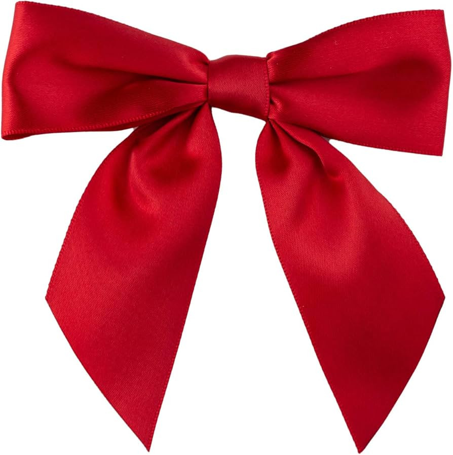 7Rainbows 20pcs Boutique 4.5" Red Satin Ribbon Bows for Craft Sewing Scrapbooking Wedding and Gif... | Amazon (US)