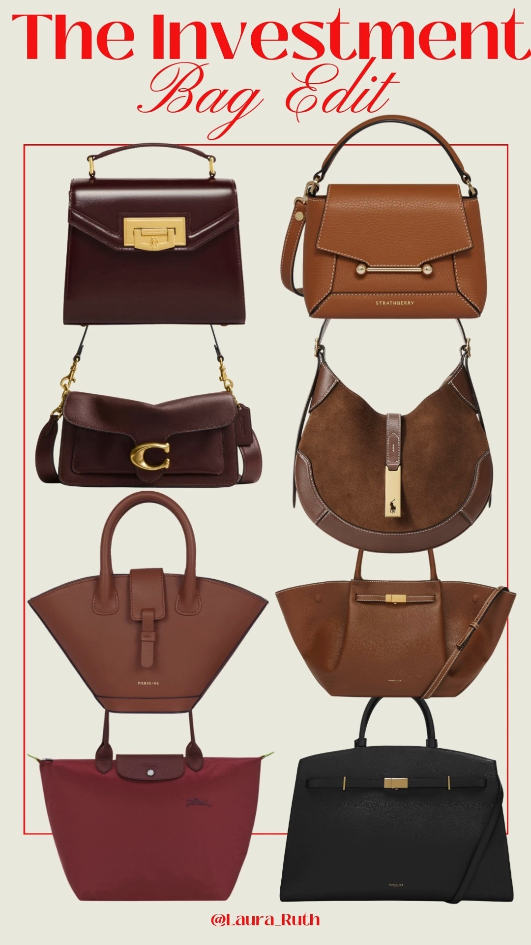 The Investment Bag Edit 🤎💼✨
Timeless styles worth the splurge , classic shapes, neutral tones & bags you’ll reach for year after year. Luxury bags, investment bags, classic bags, Laura Ruth

#LTKuk #LTKgiftguide #LTKbag
