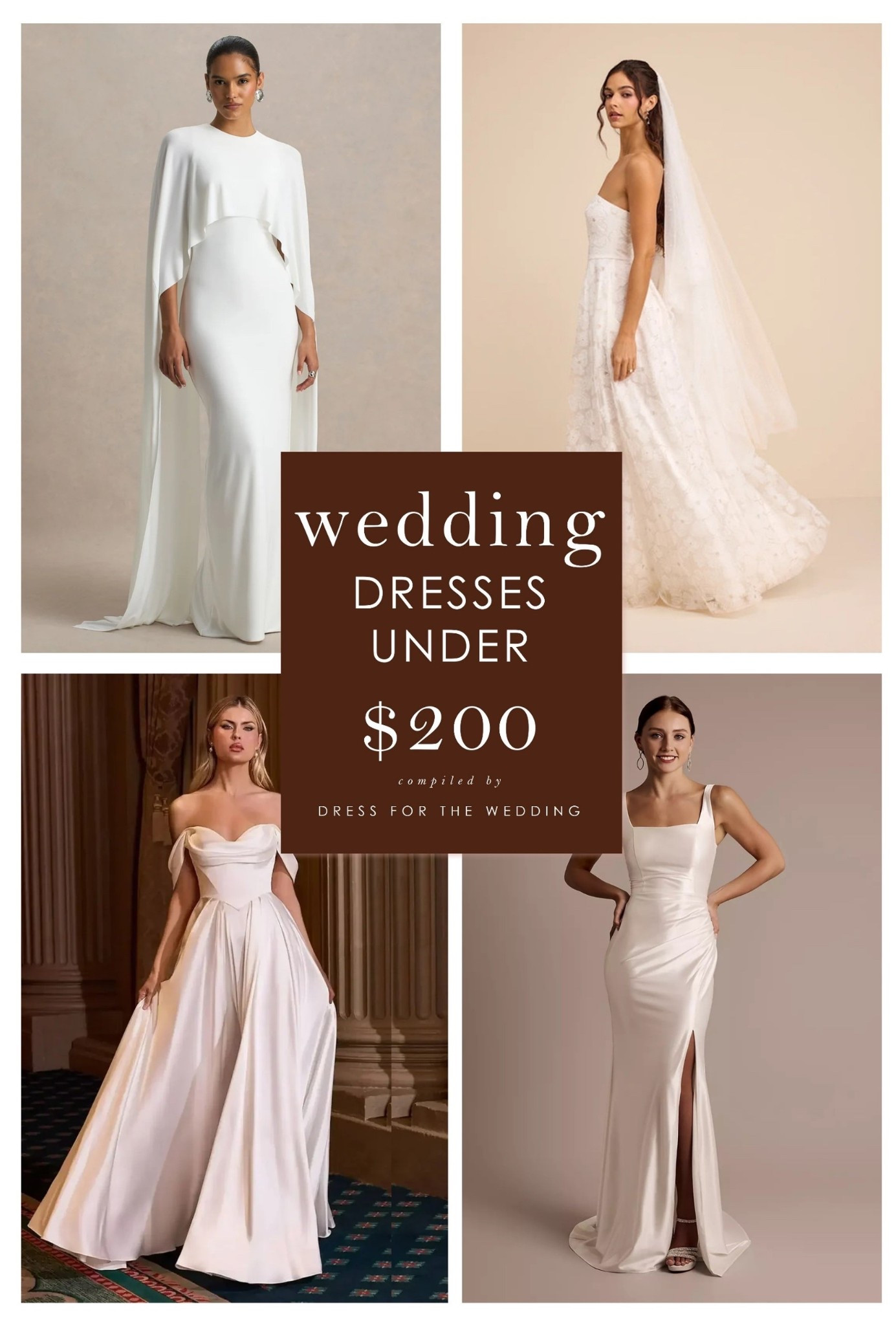 Wedding dresses under 200 dollars 
Affordable wedding dress 
Bridal gown 
White gown 
Elopement dress 
Dress for a wedding
Dress for wedding 
Wedding welcome party dress
Reception dress 
Lulus wedding dresses 
Lady Black Tie dress 
Club L London dress 
Simple wedding dress 
Long white dress 
White maxi dress 
Lace wedding dress
Civil ceremony dress 
Ivory maxi dress 
White prom dress 
Engagement dress

Bride dress for wedding events



#LTKgrwm #LTKSeasonal #LTKWedding