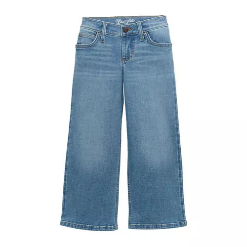 Girls' Wrangler Retro Relaxed Fit Wide Leg Jeans | Scheels Sports