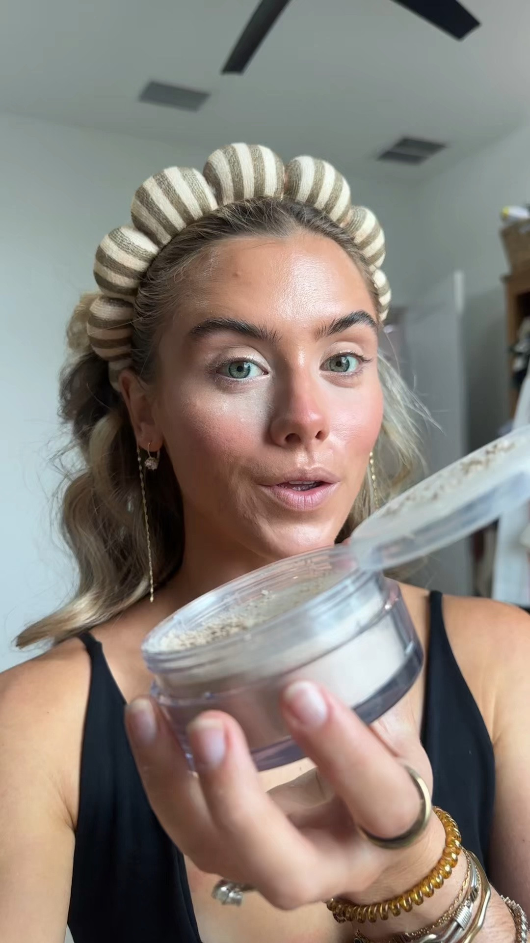 @kosas Face in the clouds, blurred to perfection
A talc-free ultra-translucent 12-hr setting + baking powder that blurs, brightens + sweeps away shine, not glow. Now in new complexion shades.

Featherweight powder melts into skin with an airbrushed finish—never cakey, powdery, or drying. Smooths pores + fine lines for a smoother, healthier look without flashback. Bamboo Stem Extract helps reduce excess oil. Clinically tested to not clog pores or cause breakouts. @Sephora

#LTKgrwm #LTKselfcare #LTKBeauty