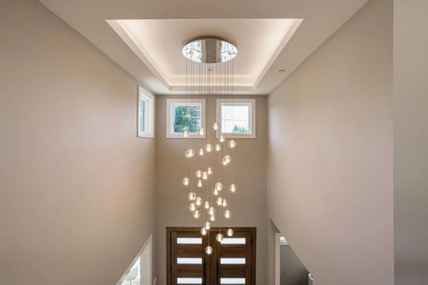 Hokku Designs Mancero 36 - Light Glass Dimmable Globe Chandelier | Wayfair | Wayfair North America