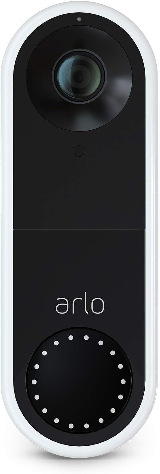 Arlo AVD1001-100NAS Essential Video Doorbell Wired, HD Video, 180° View, Night Vision, 2-Way Aud... | Amazon (US)