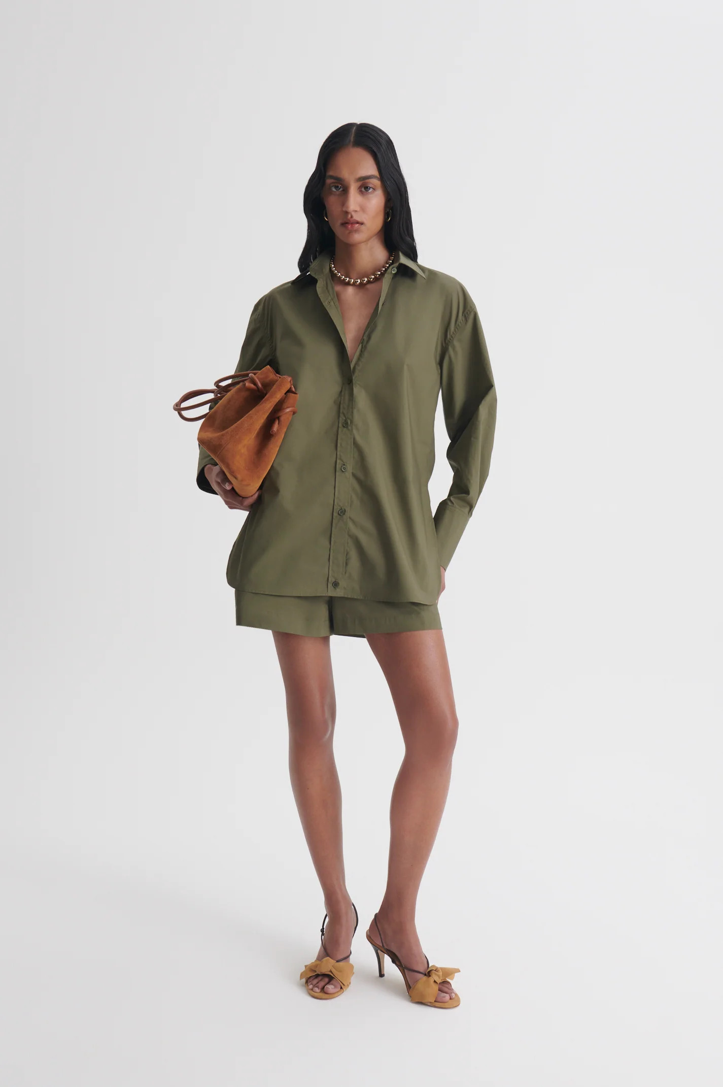 PARACHUTE COTTON SHIRT - JUNGLE - Scanlan Theodore | Scanlan Theodore