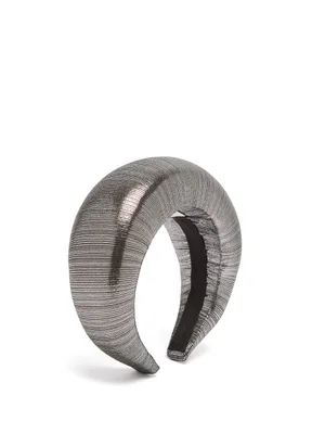 Edvige padded metallic headband | Matches (UK)