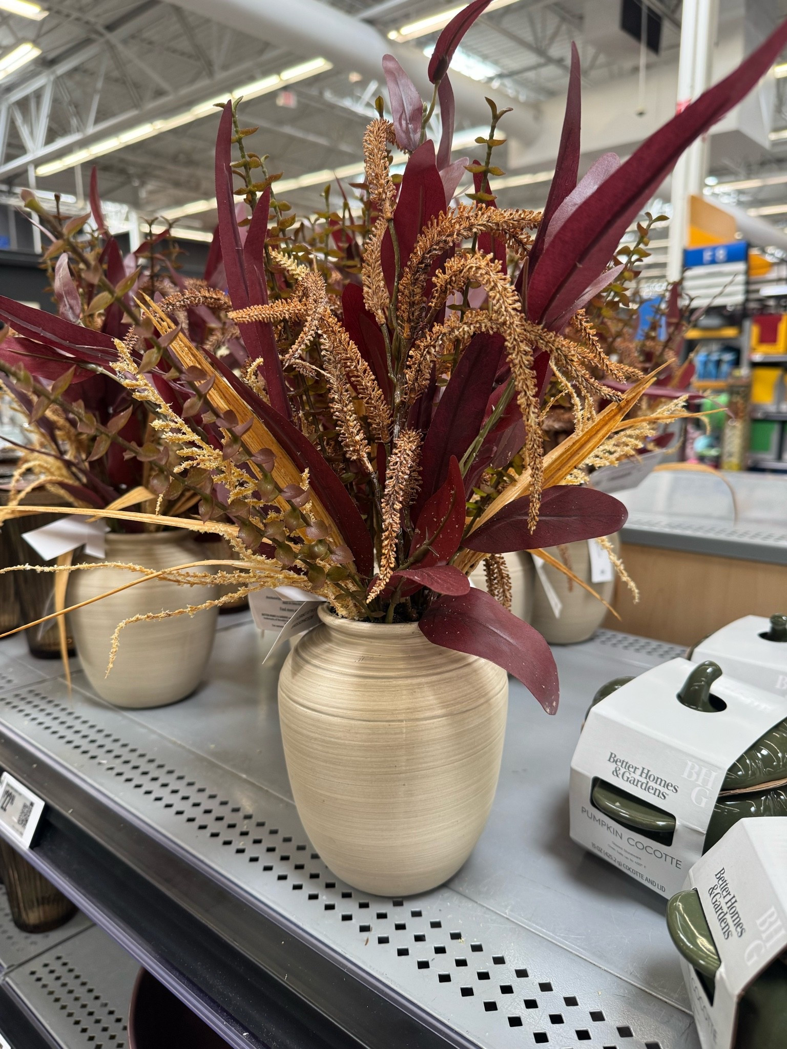 Walmart Better Homes and Gardens 17.5"H Artificial Fall Leaves & Euc Mix in 7"H Cream Ceramic Vase Made for Tabletops - 1.76 lbs

#walmart @Walmart

#LTKSeasonal #LTKHome #LTKOver40