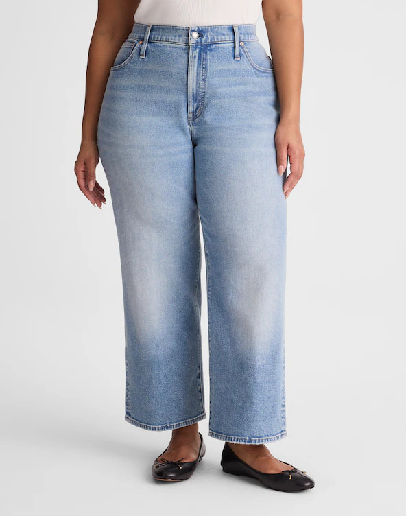 The Plus Curvy Perfect Vintage Wide-Leg Crop Jean | Madewell