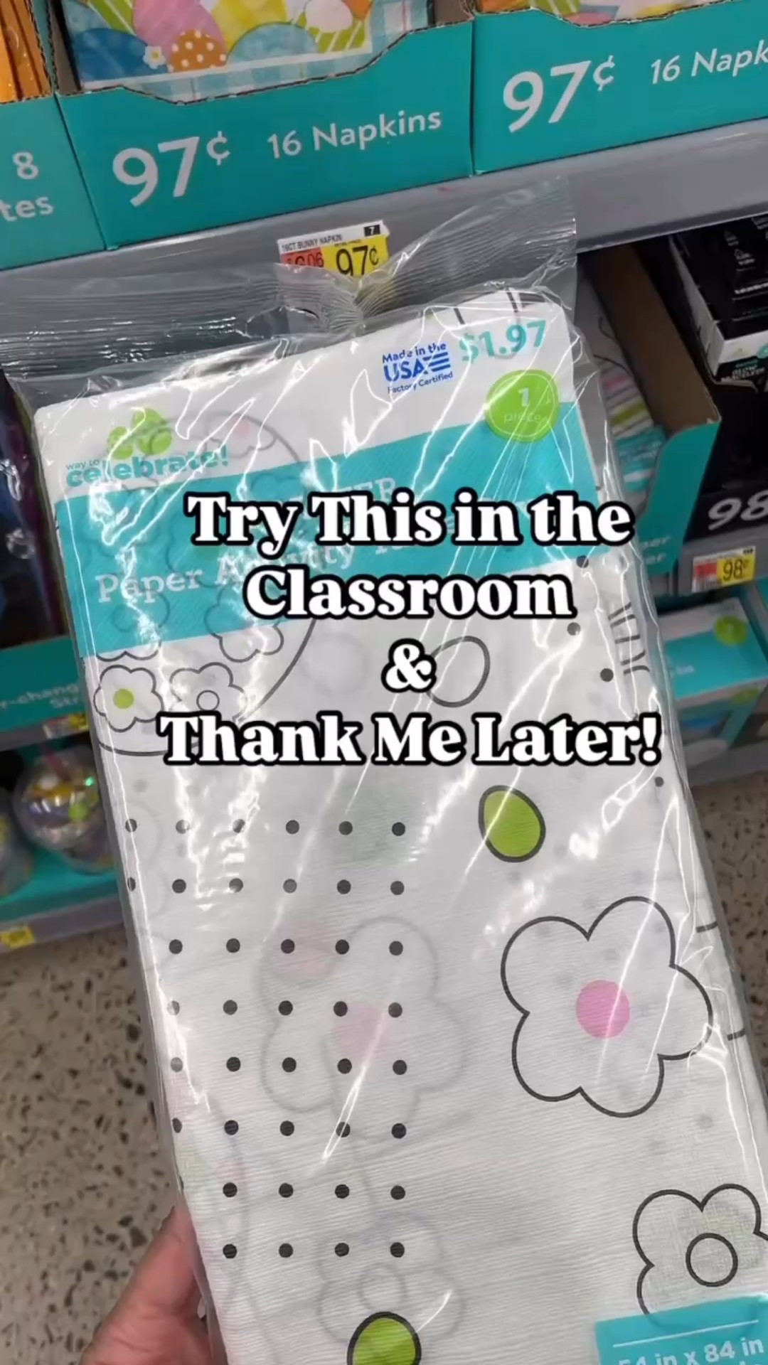 HOP to a great activity every “bunny” will love! 🐰🐇

This Easter tablecloth works well as an early finisher in the classroom, or as a low prep activity at the kids’ table during your Easter celebration! 

Easter decor
Spring decor 


#LTKFestival #LTKSeasonal #LTKWatchNow