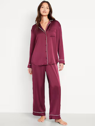 Satin Pajama Pant Set for Women | Old Navy (US)