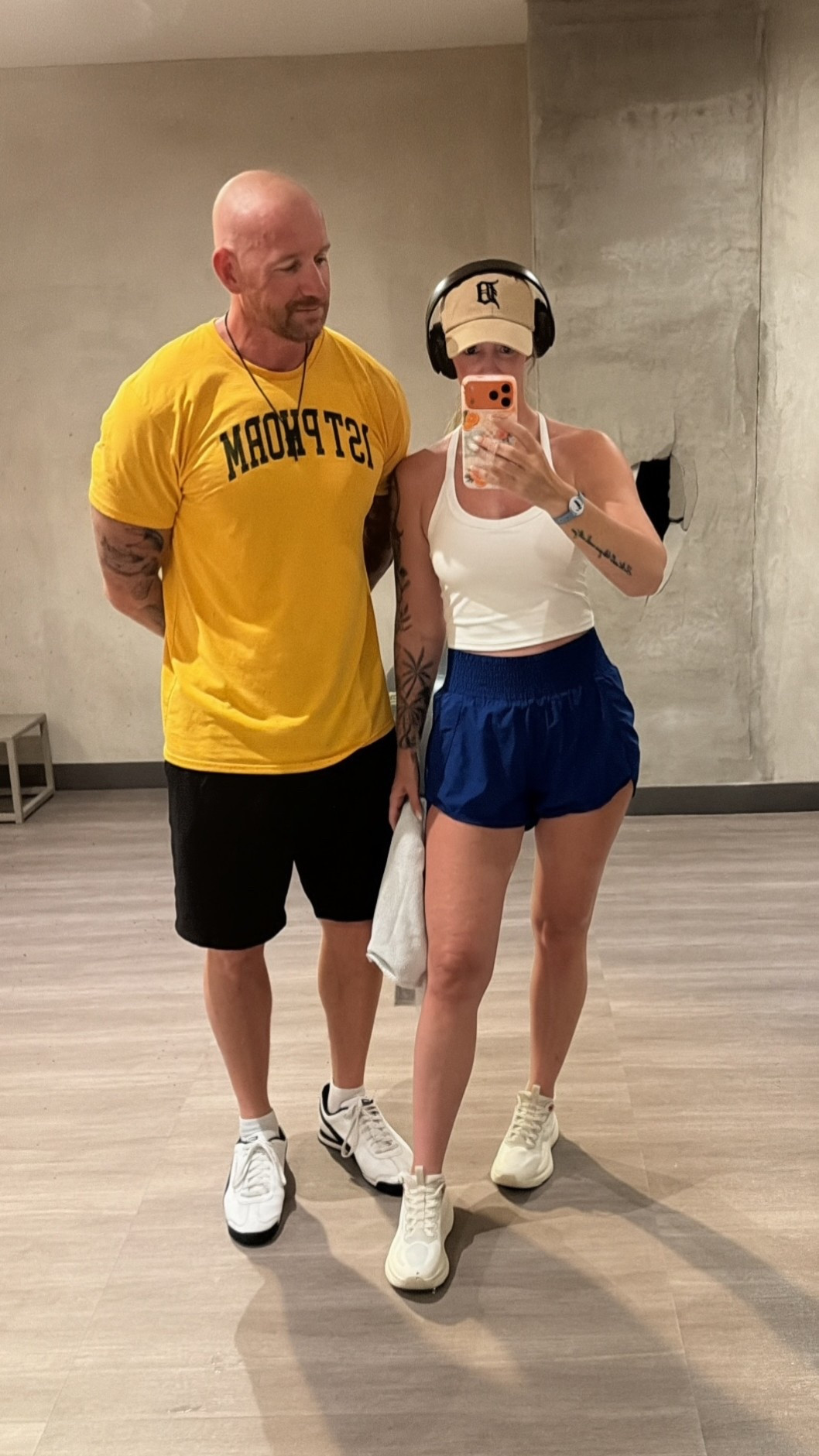 My fave gym shorts! Wear size M. This gym tank has a built in bra I love too. Size small.

#LTKOver40 #LTKActive