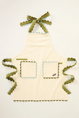 Indira Embroidered Apron | Anthropologie (US)