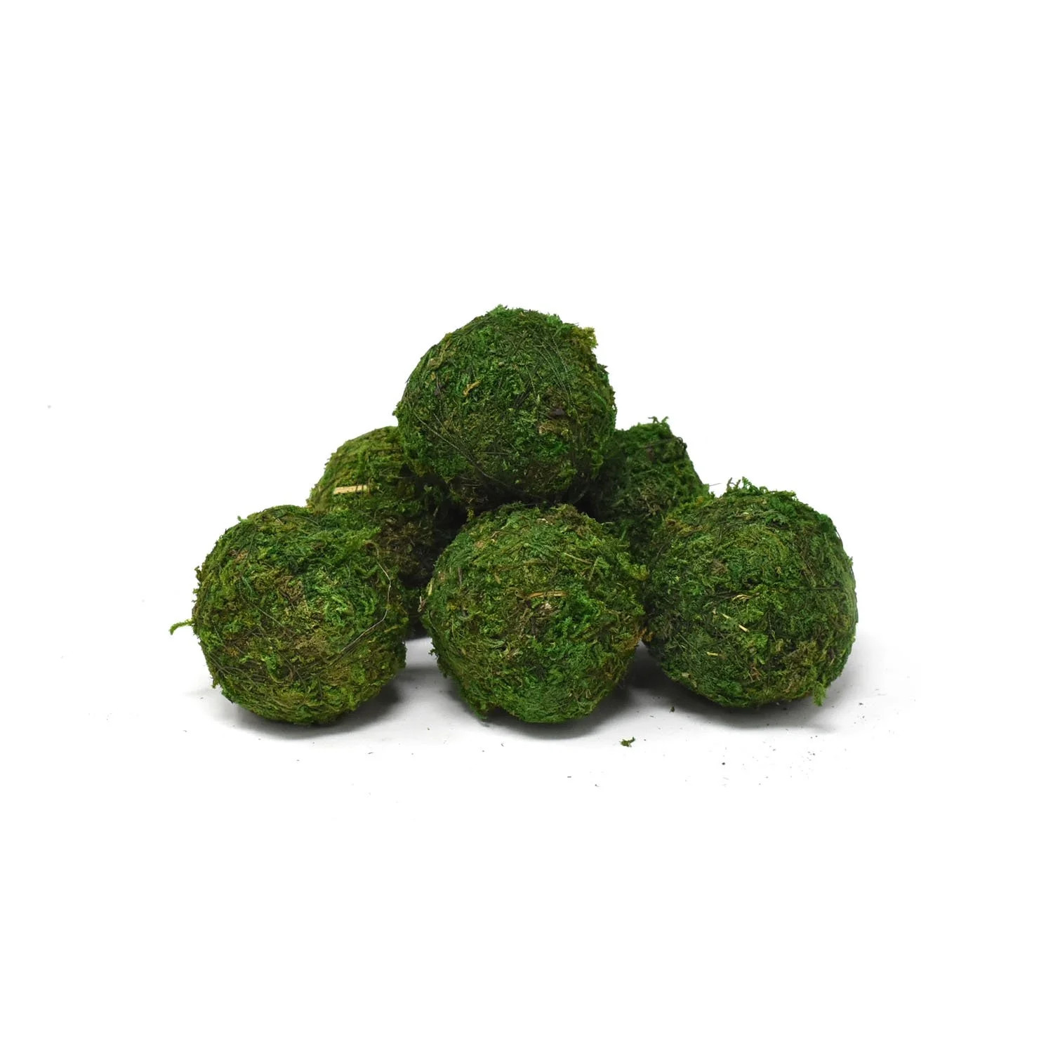 Decorative Moss Coated Balls Bowl Filler, 6-Piece - Walmart.com | Walmart (US)