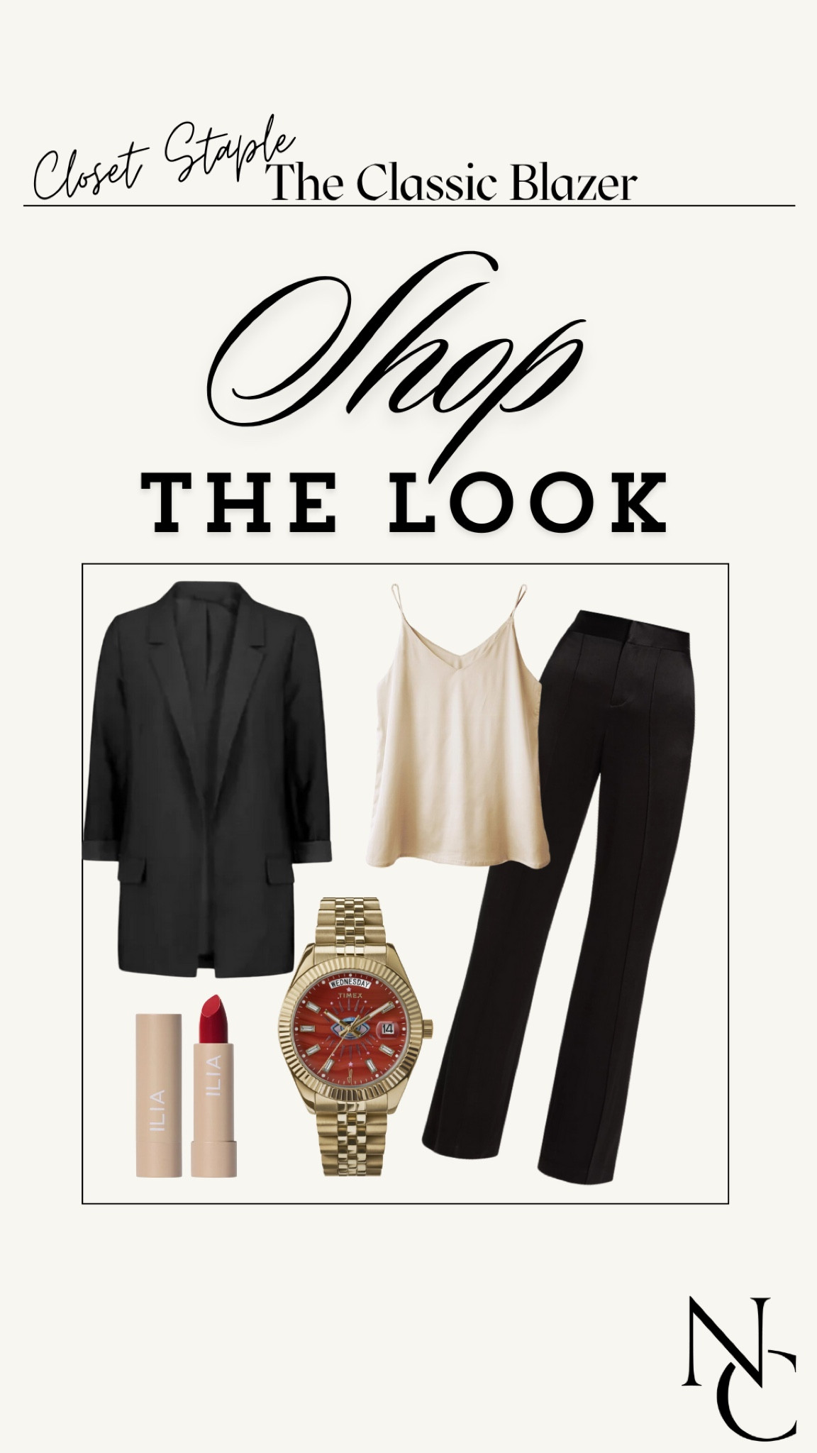Newsletter Series: Closet Staples
The Versatile Blazer

Shop my curated looks for an easy, breezy, effortless day of fun-filled fashion 💃

Nicole Colee, newsletter, closet, staples, Blazer, office chic, casual cool, evening glam

#LTKStyleTip #LTKWorkwear #LTKShoeCrush