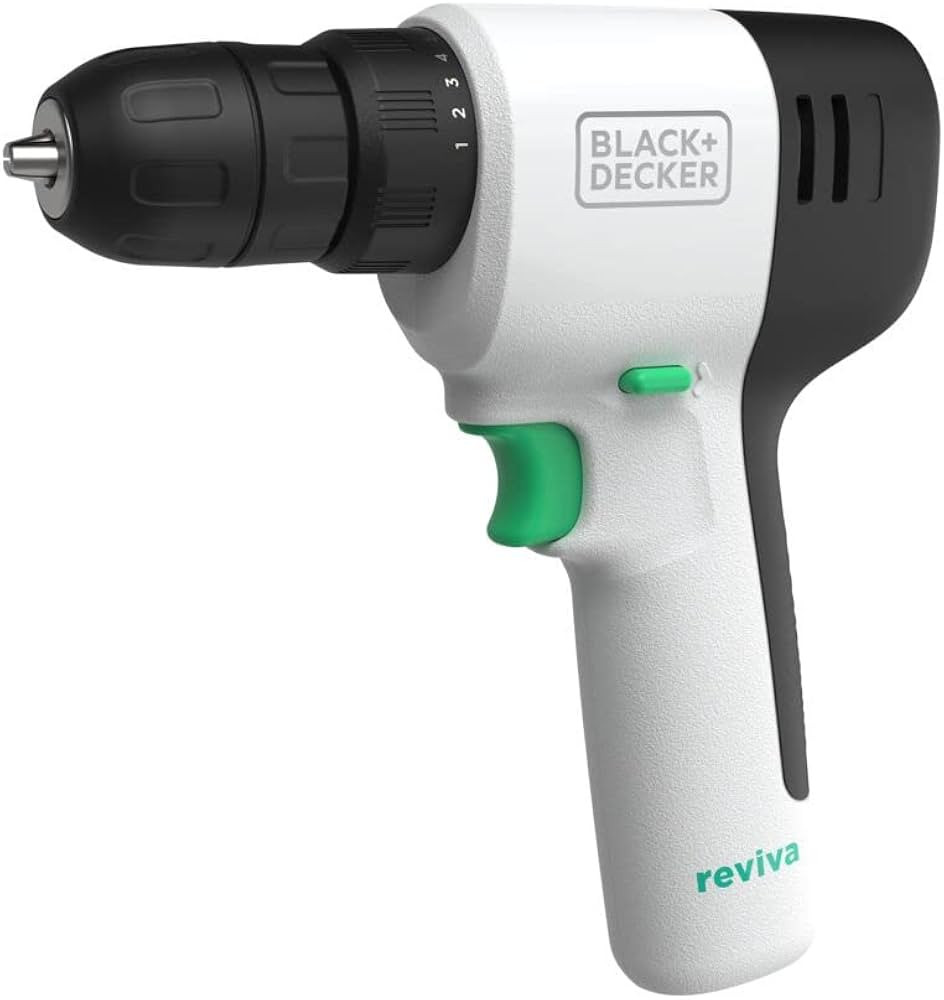 BLACK+DECKER reviva 12V Cordless Drill, 230 lb Torque, Made from Recyled Material (REVCDD12C) | Amazon (US)