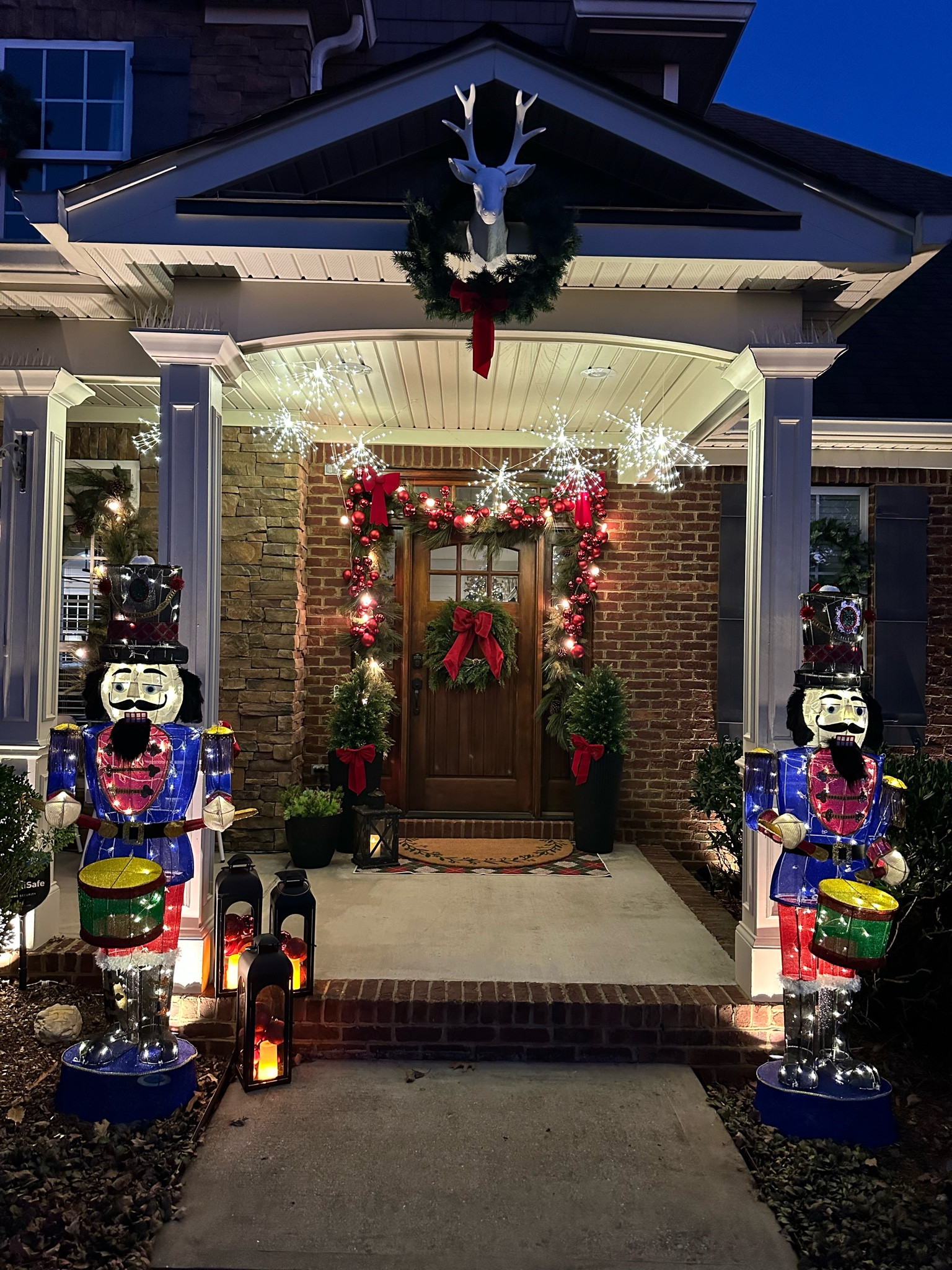 Christmas Front Porch. My nutcrackers came from Home dept last year but isn’t available anymore. I’ve linked some other options. 

#LTKSeasonal #LTKGiftGuide #LTKHoliday
