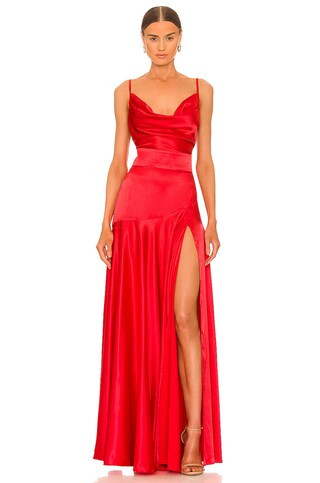 Bronx and Banco Maxi Dress in Red from Revolve.com | Revolve Clothing (Global)