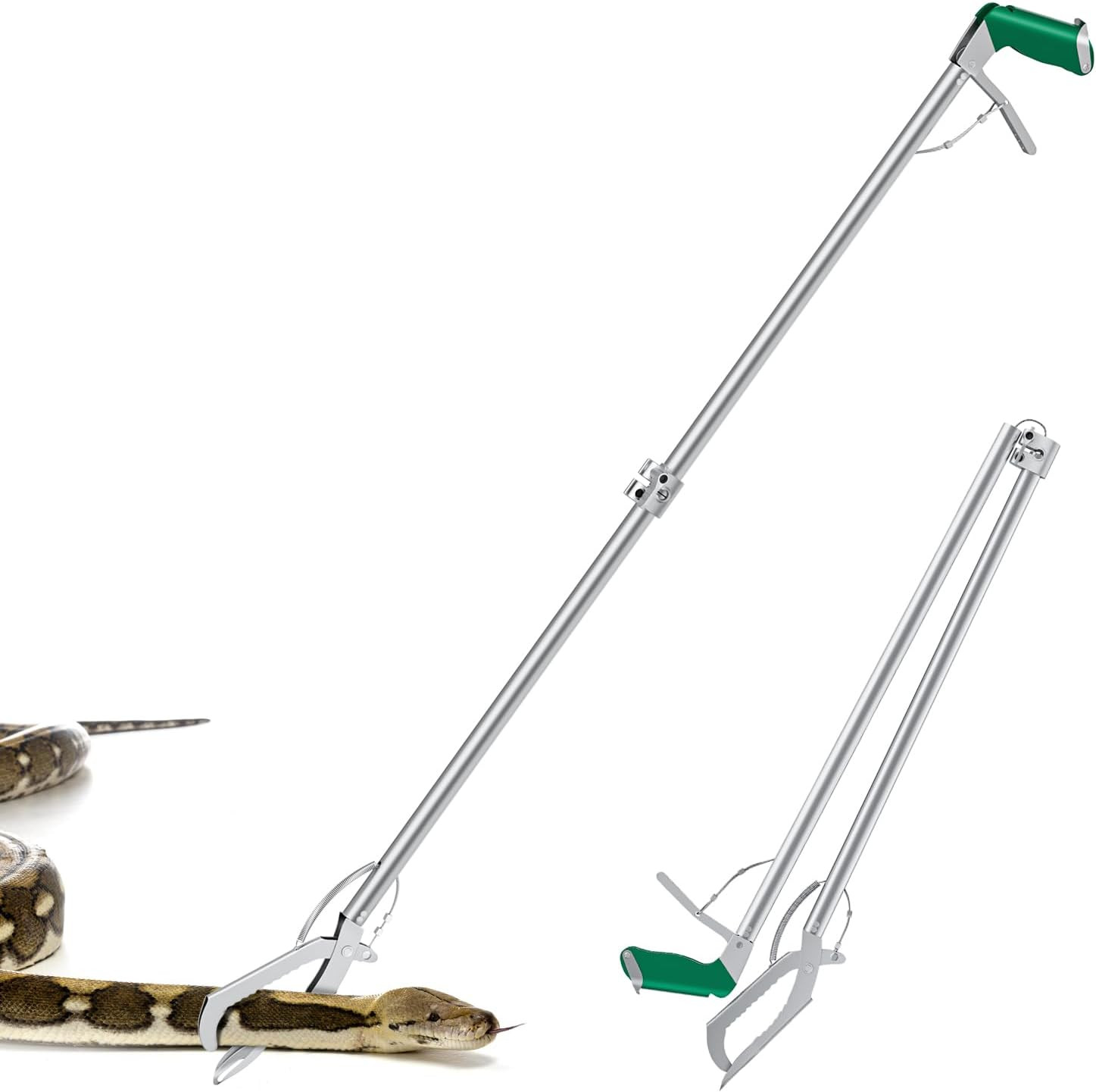 60" Snake Tongs Collapsible Grabber, Professional Reptile Snake Catcher | Amazon (US)