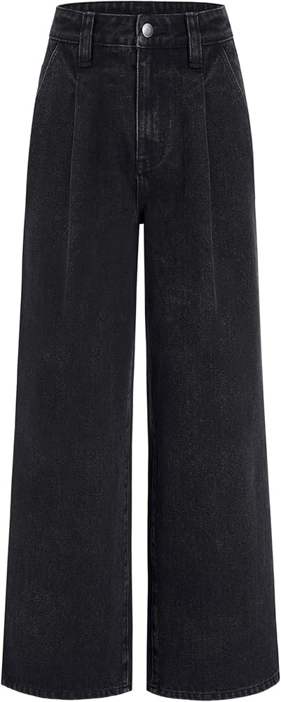 CIDER Jeans for Women High Waist Wide Leg Jeans Straight Leg Trousers Baggy Denim Pants with Pock... | Amazon (US)