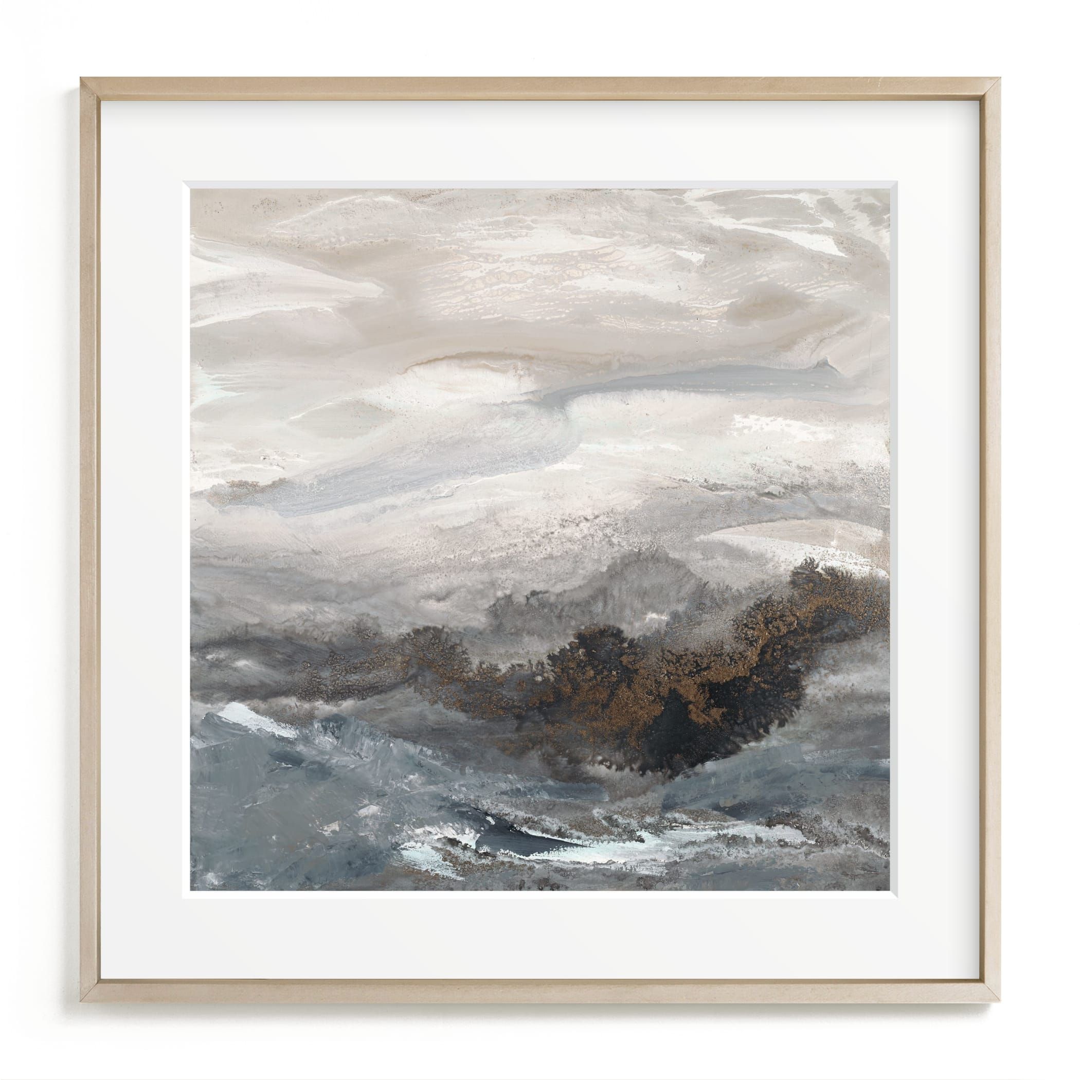 "warm grey II" - Painting Art Print by Teodora Guererra. | Minted