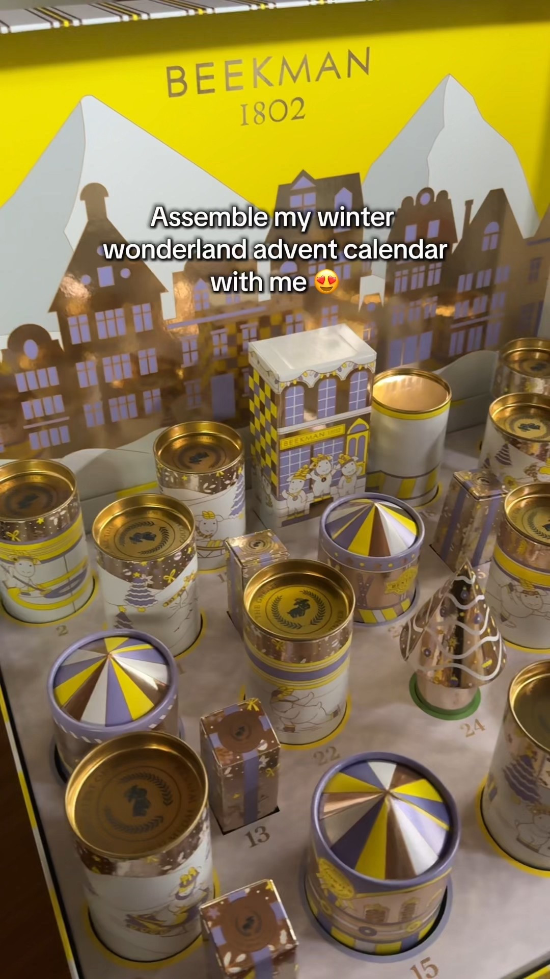 A winter wonderland advent calendar 🤩 Such a unique idea! 

#LTKSeasonal #LTKBeauty #LTKGiftGuide