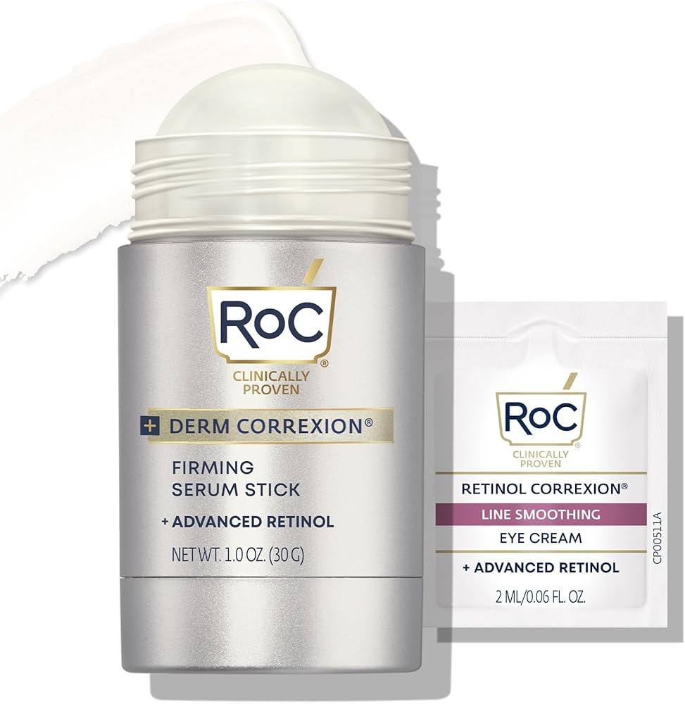 RoC Derm Correxion Advanced Retinol Firming Serum Stick with Antioxidants to Visibly Tighten and ... | Amazon (US)