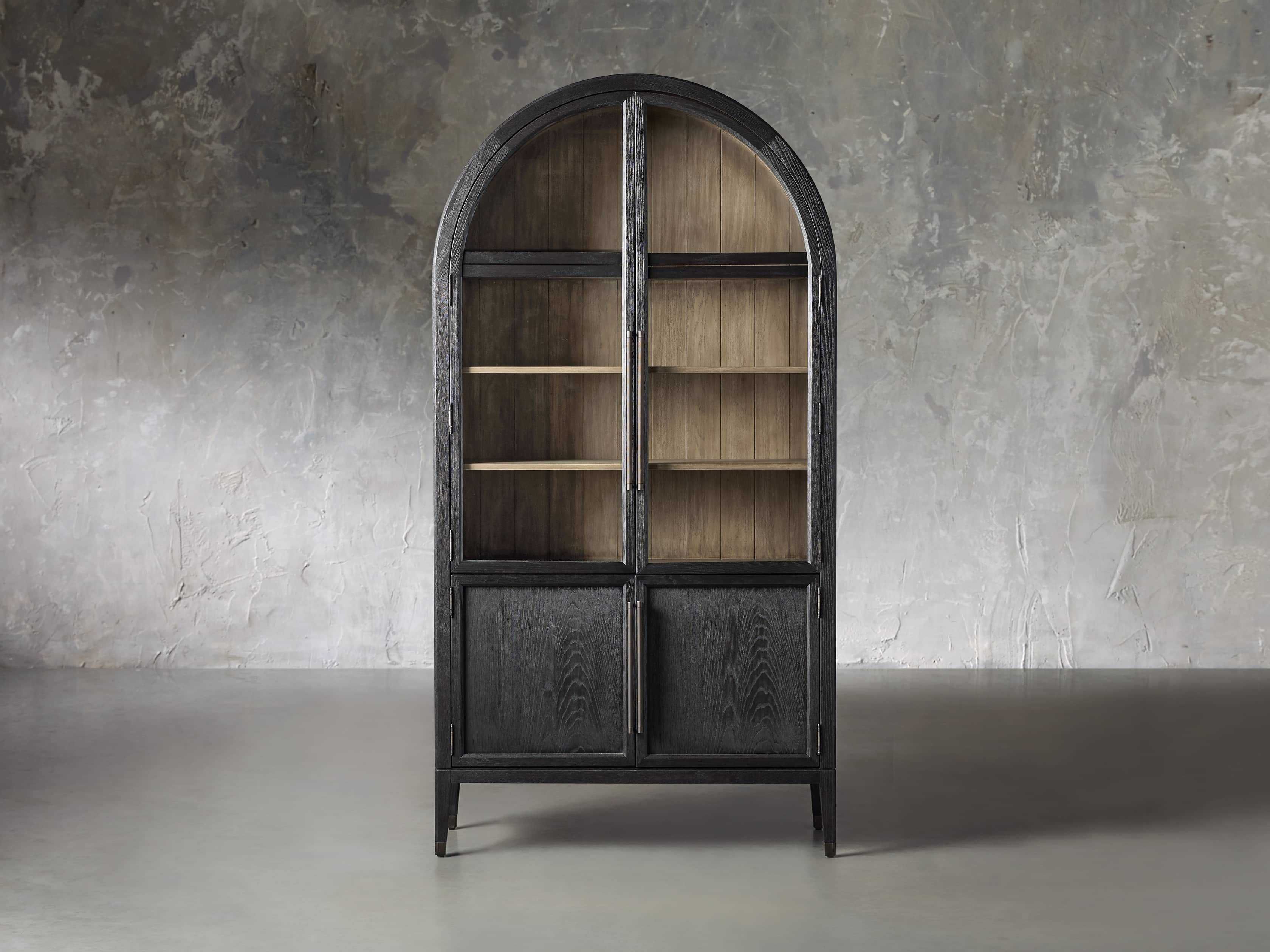 Hattie Glass Cabinet | Arhaus