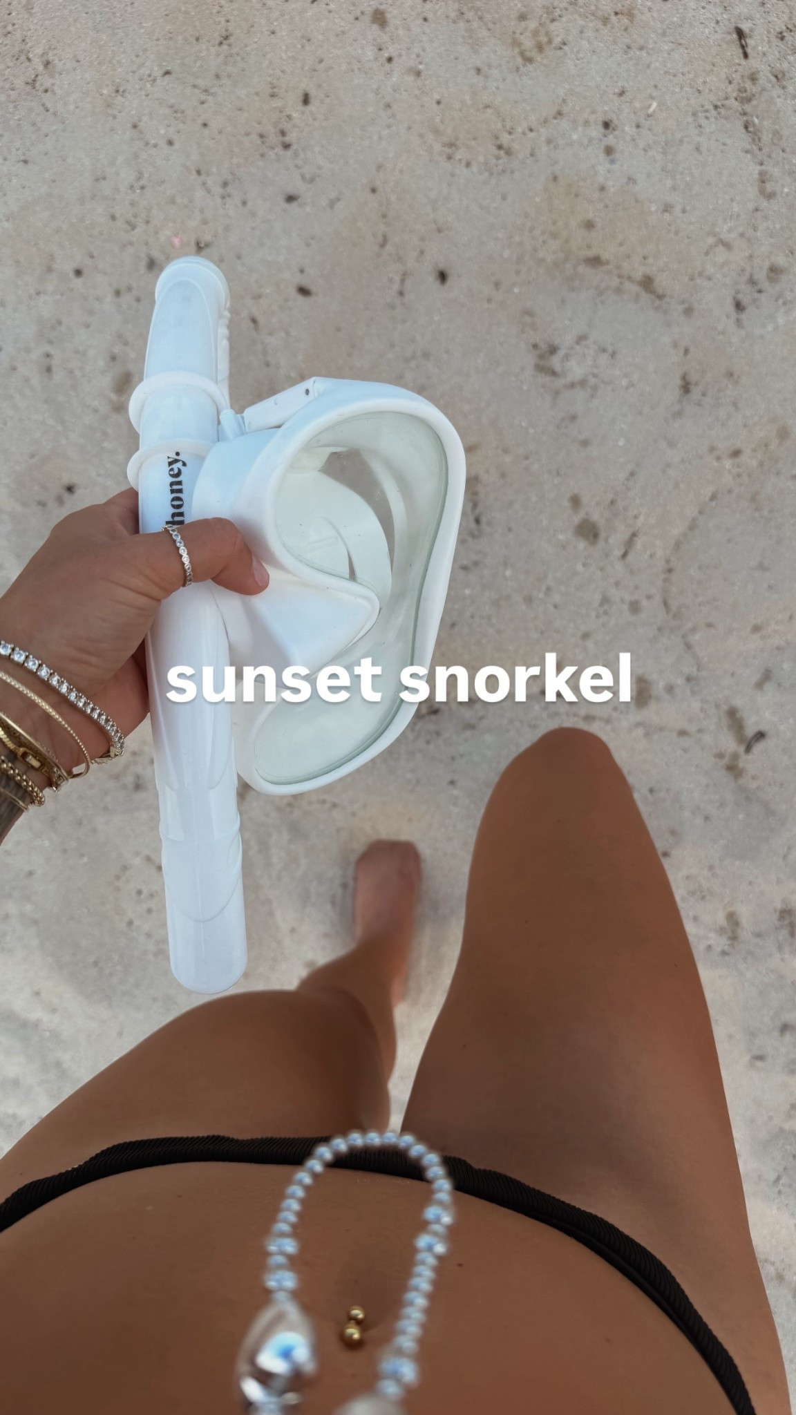 sunset snorkel @thehoneyswim
