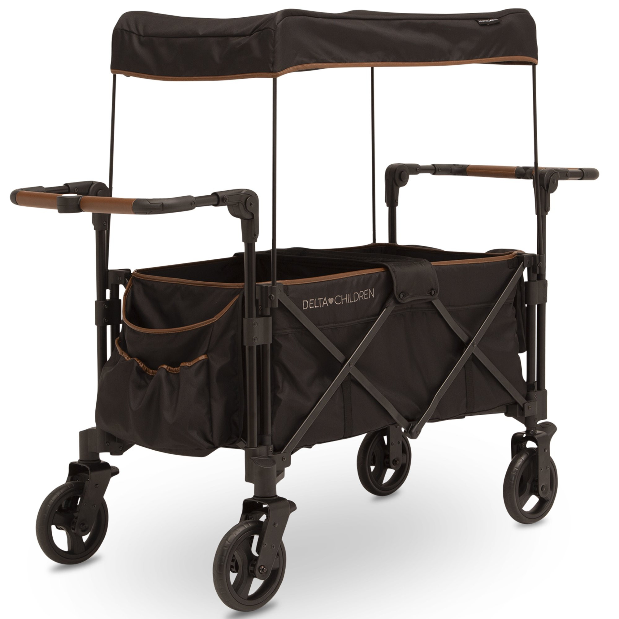Delta Children Hercules Stroller Wagon, Black - Walmart.com | Walmart (US)
