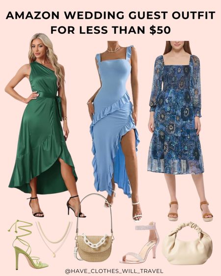 ✨Amazon Wedding Guest Dresses Under $50✨
Dive into wedding season with a look that says 'chic' but whispers 'budget-savvy'. Amazon’s wallet-friendly styles are a sure win. 

#LTKwedding #LTKSeasonal #LTKfindsunder50