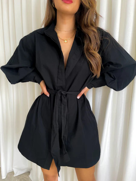 Mabel Shirt Mini Dress | Pretty Lavish (UK)