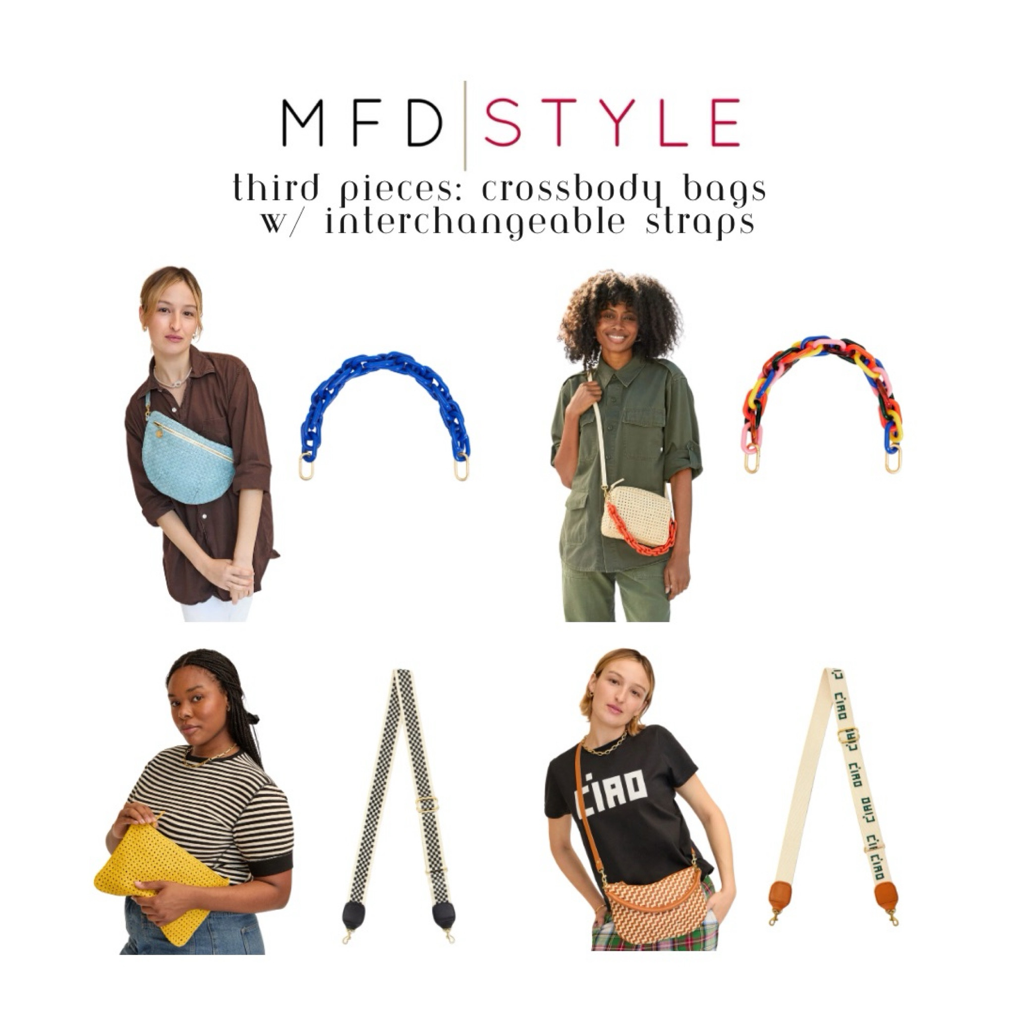 My top picks for crossbody bags to add as your outfit’s third piece💛🧡🩵💙