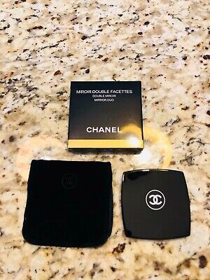 Chanel Mirror Duo Compact Double Facette Makeup Black Pre-owned  | eBay | eBay US