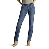 Lee Women's Flex Motion Regular Fit Straight Leg Jean, Rayne, 8 Petite | Amazon (US)