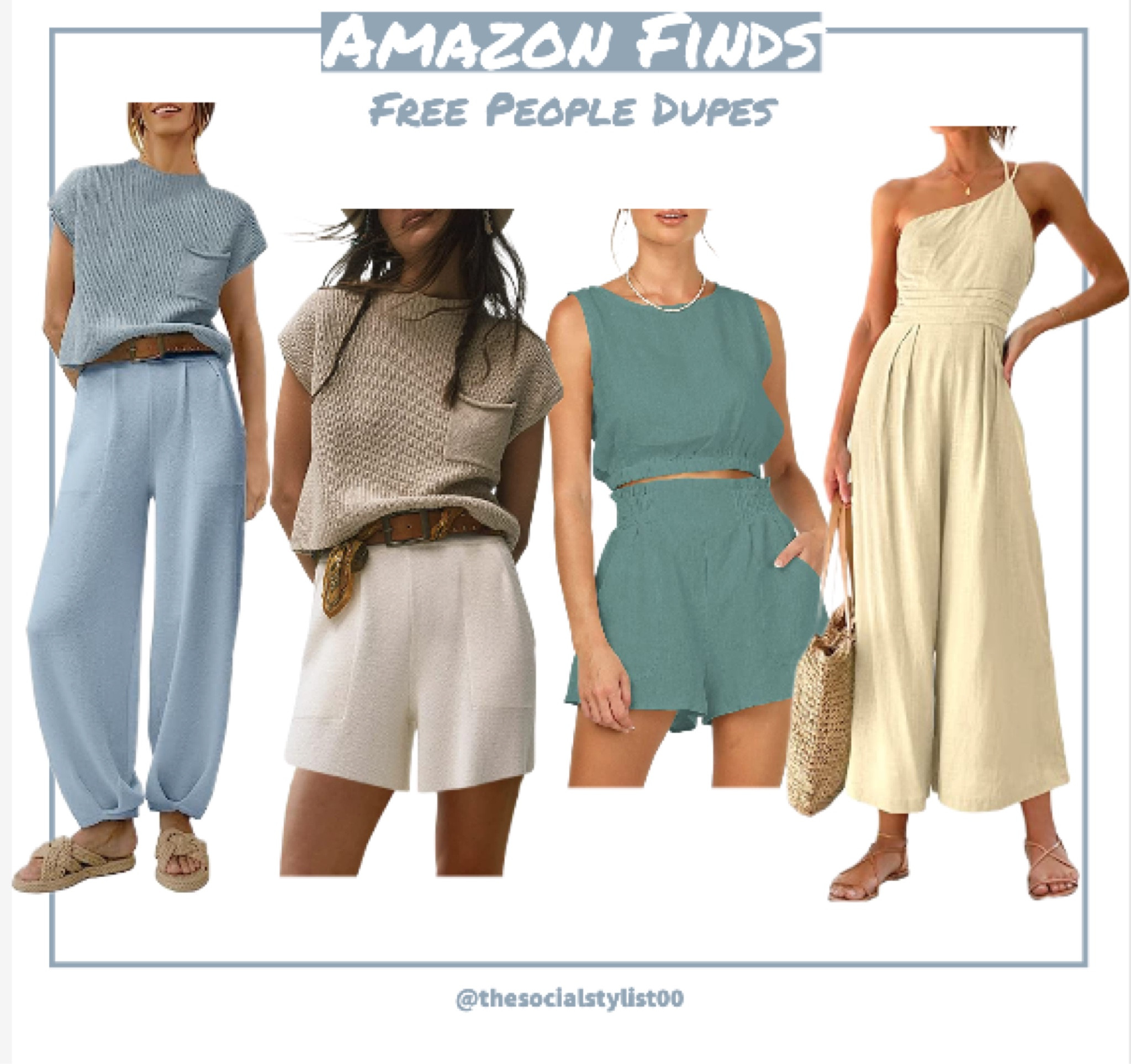 Free People Dupes

Amazon find, Amazon Fashion, Amazon Jumpsuit, Free People Jumpsuit, Free People Onesie, Free People dupe, Free People Hot Shot Onesie, FP, Free People Movement, dupes, looks for less, casual style, affordable fashion 

#LTKstyletip #LTKunder50 #LTKFind