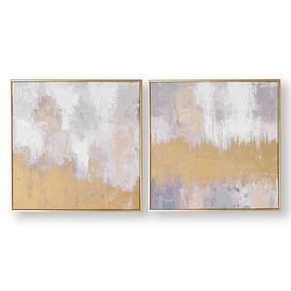 Graham & Brown 20 in. x 20 in. "Laguna Mist" Framed Canvas Wall Art-104017 - The Home Depot | The Home Depot
