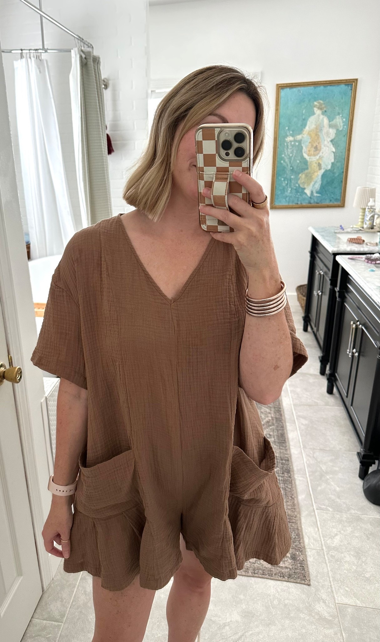 Early fall outfit idea, 100 percent cotton romper under $20 

#LTKFallSale #LTKFindsUnder50 #LTKOver40