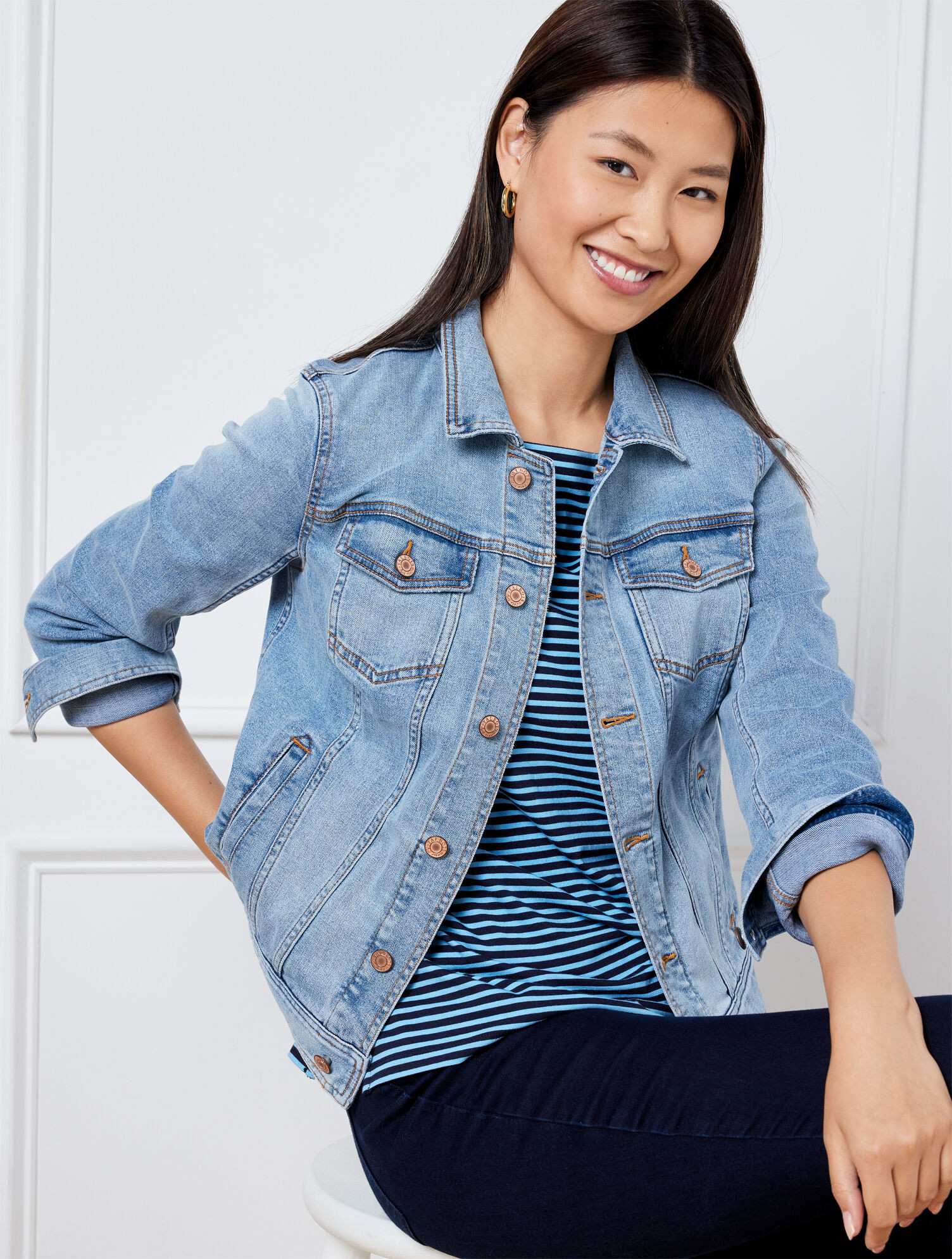 Classic Jean Jacket - Iggy Wash | Talbots