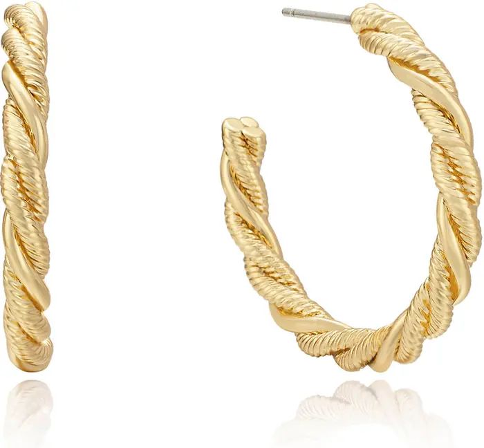 Twist Hoop Earrings | Nordstrom