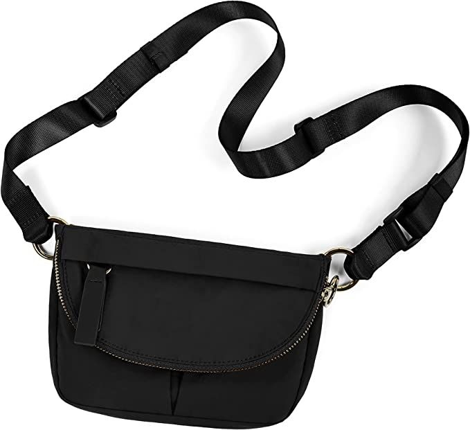 ODODOS 1.2L Mini Crossbody Bag with Adjustable Strap Festival Bag Fanny Pack for Outdoor, Workout... | Amazon (US)