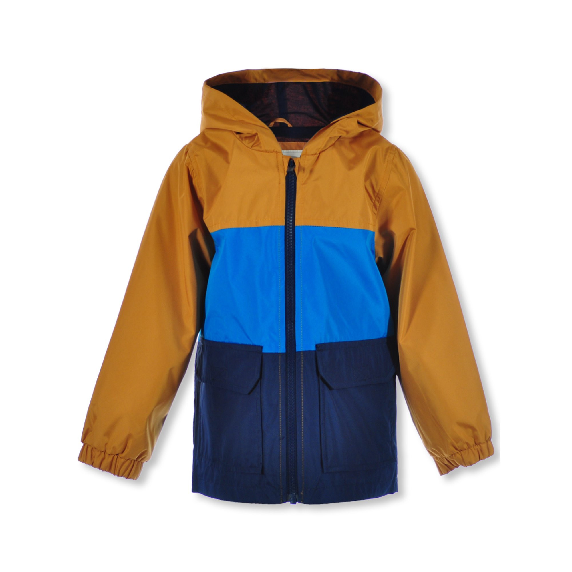 Carter's Boys' Color Block Rain Slicker Jacket - camel, 2t (Toddler) | Walmart (US)