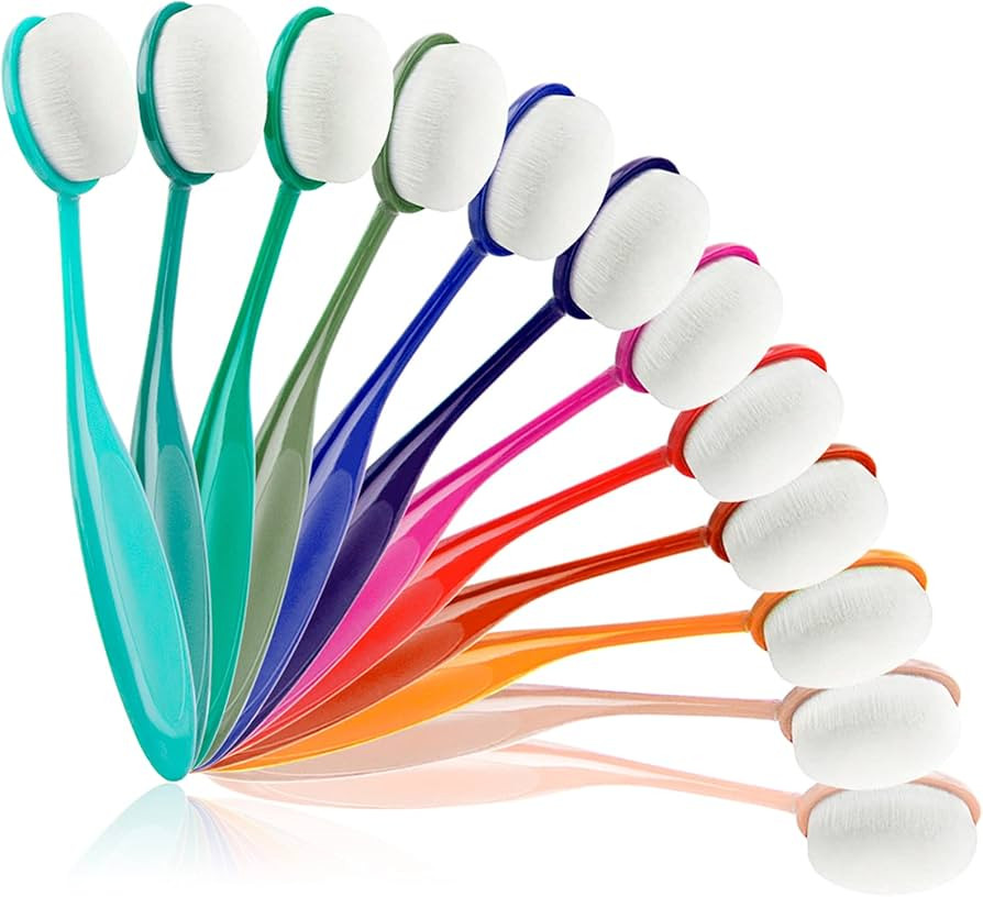 Yoseng 12 Pack Colored Ink Blending Brushes,Ink Blending Tool for Card Making,Craft Broad Applicatio | Amazon (US)