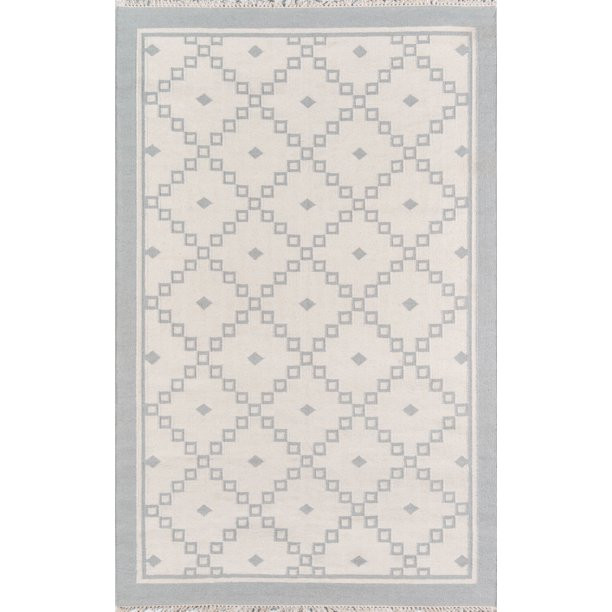 Erin Gates by Momeni Thompson Langley Grey Hand Woven Wool Area Rug 7'6" X 9'6" | Walmart (US)