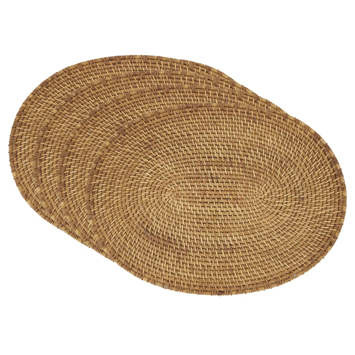 Zadia Jute No Pattern Round Placemat (Set of 4) | Wayfair North America