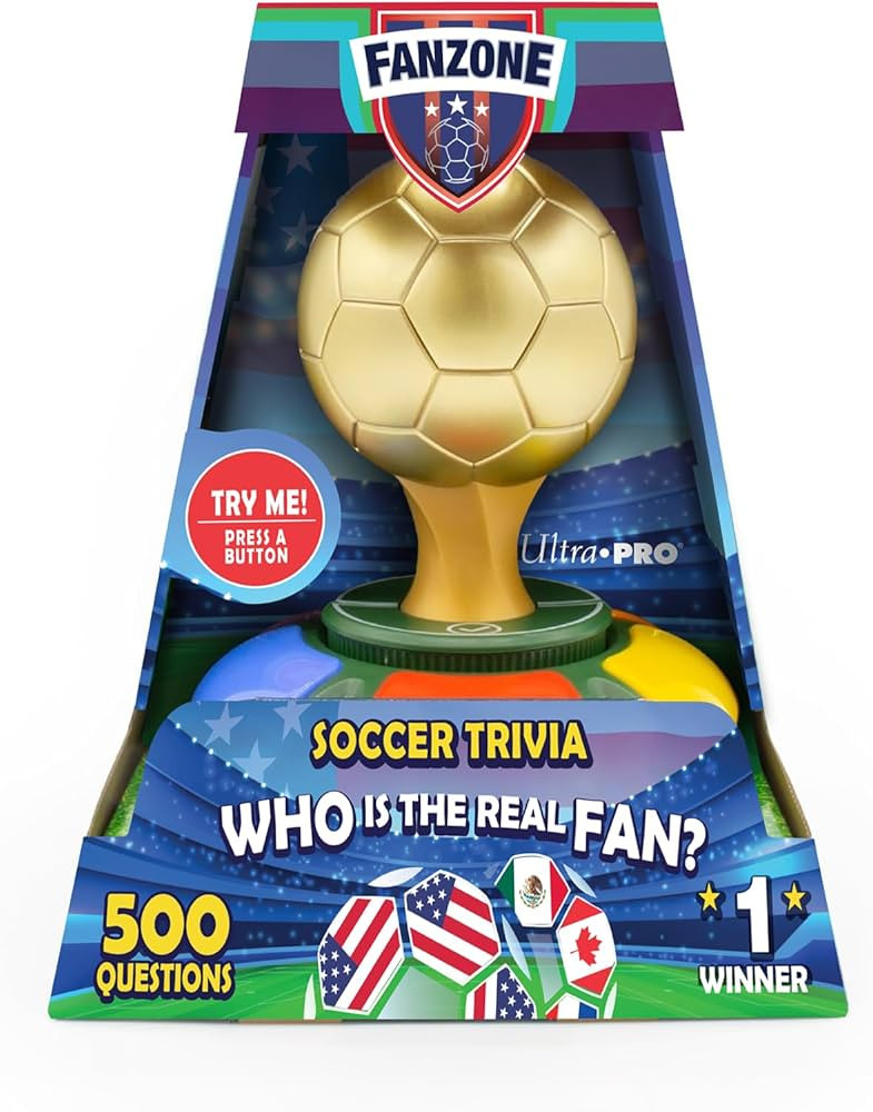 Fanzone Soccer Trivia Game - Who is The Real Fan? Soccer Ball Games | for Passionate Soccer Fans ... | Amazon (US)
