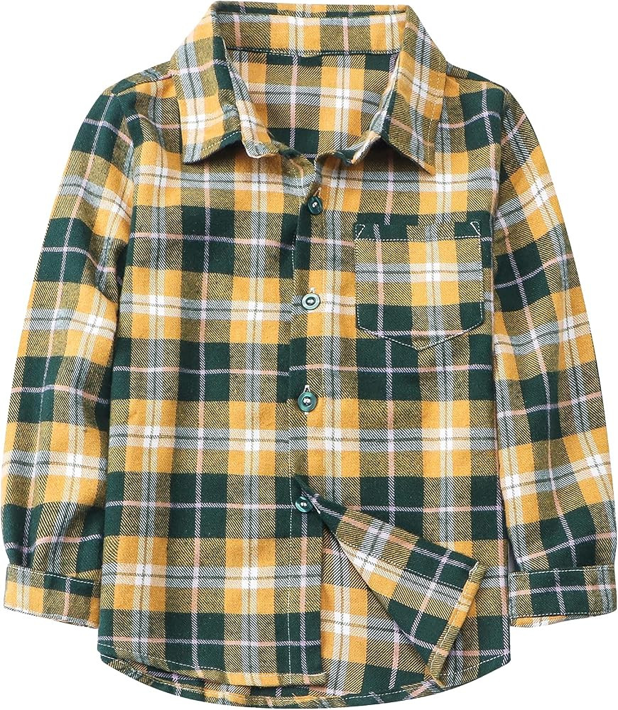 Flannel#yellow + Green | Amazon (US)