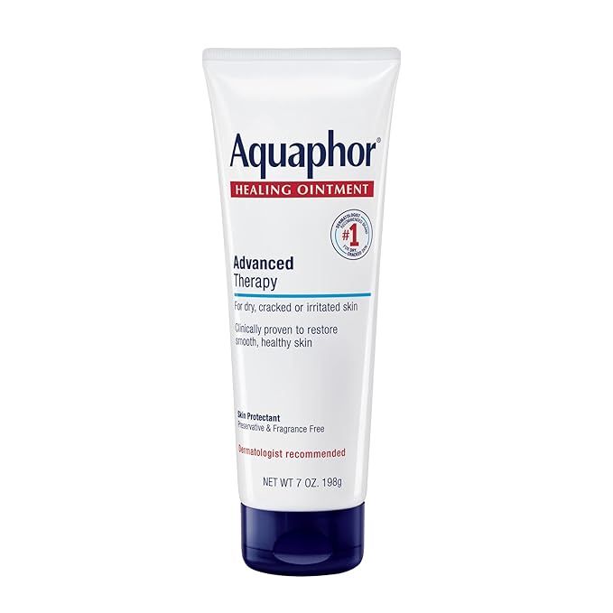 Aquaphor Healing Ointment - Dry Skin Moisturizer - Hands, Heels, Elbows, Lips - 7 oz. Tube | Amazon (US)