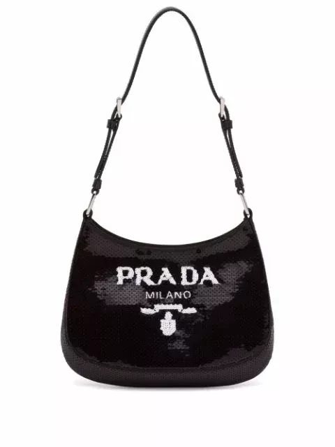 Leather crossbody bag Prada Black … curated on LTK